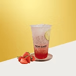 Open House Punch (Strawberry Lychee Lemonade) - Less Ice, Mango StarJelly, Regular Sweet