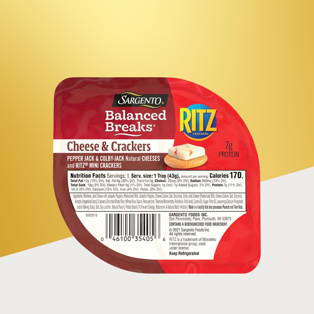 Sargento Balanced Breaks Cheese and Ritz Cracker