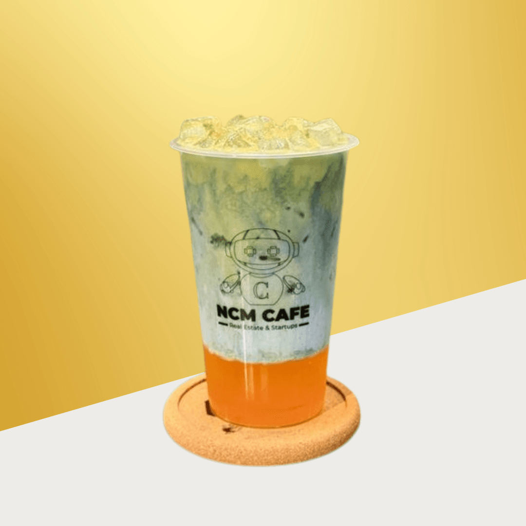 Startup Sunset (Passion Fruit Matcha and Spirulina)