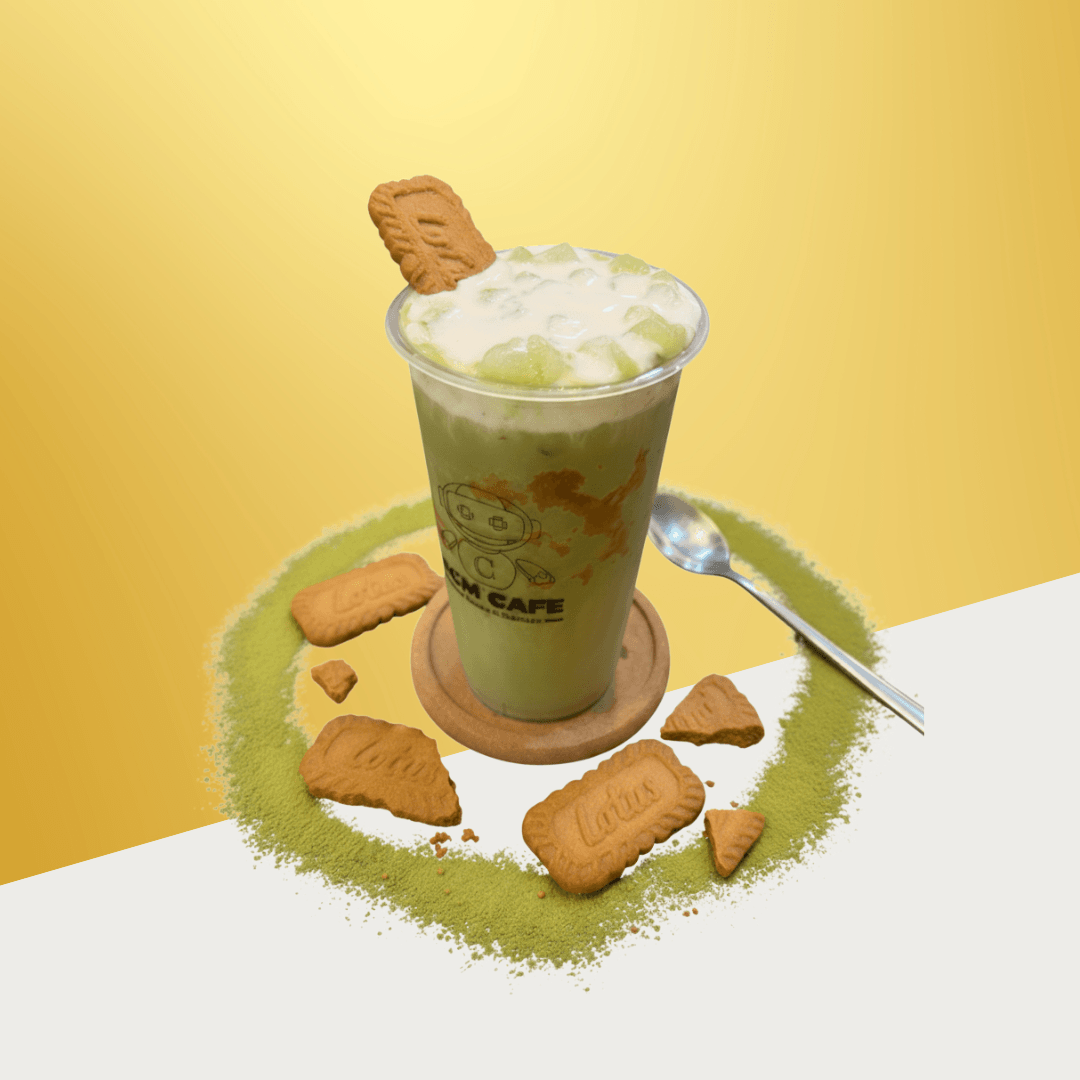 Biscotti Studio (Biscott Matcha) - Whole Milk, Mango StarJelly, Regular Sweet
